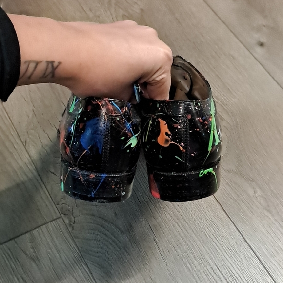 Salvatore Ferragamo Black Multicolor Oxfords - Picture 7 of 10